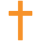 Latin Cross emoji on Google